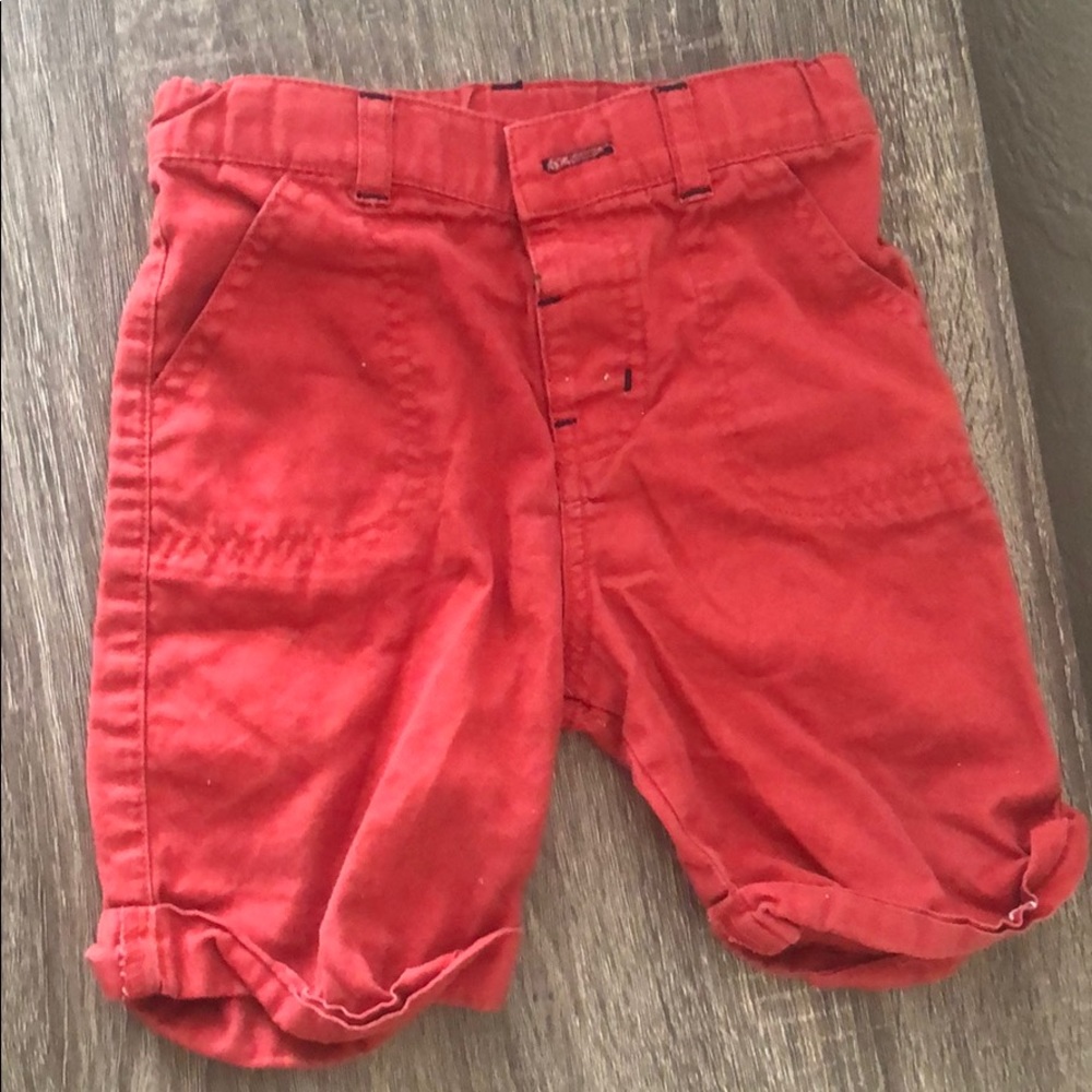 Red 6-9 mo shorts